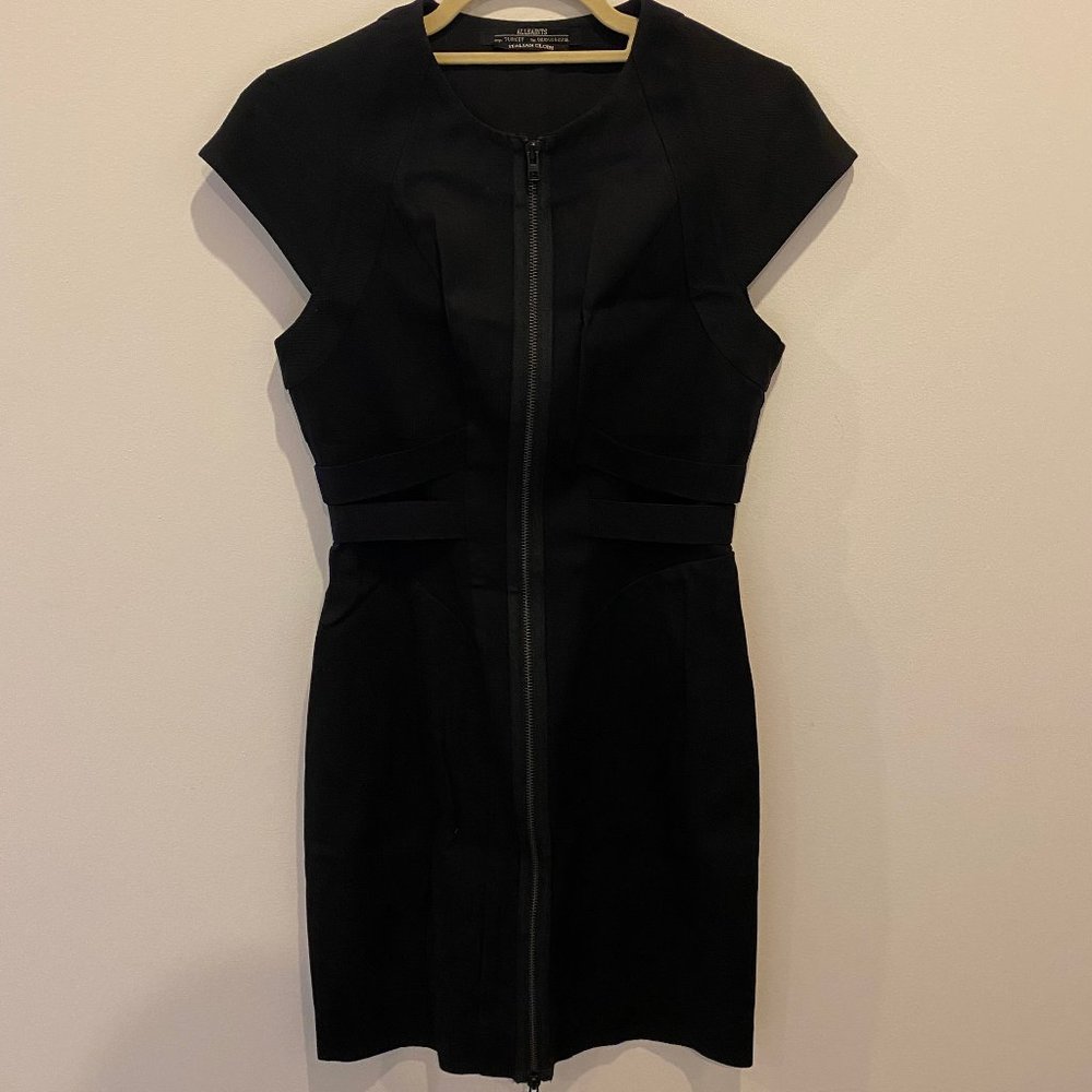 All Saints Black Mini Dress